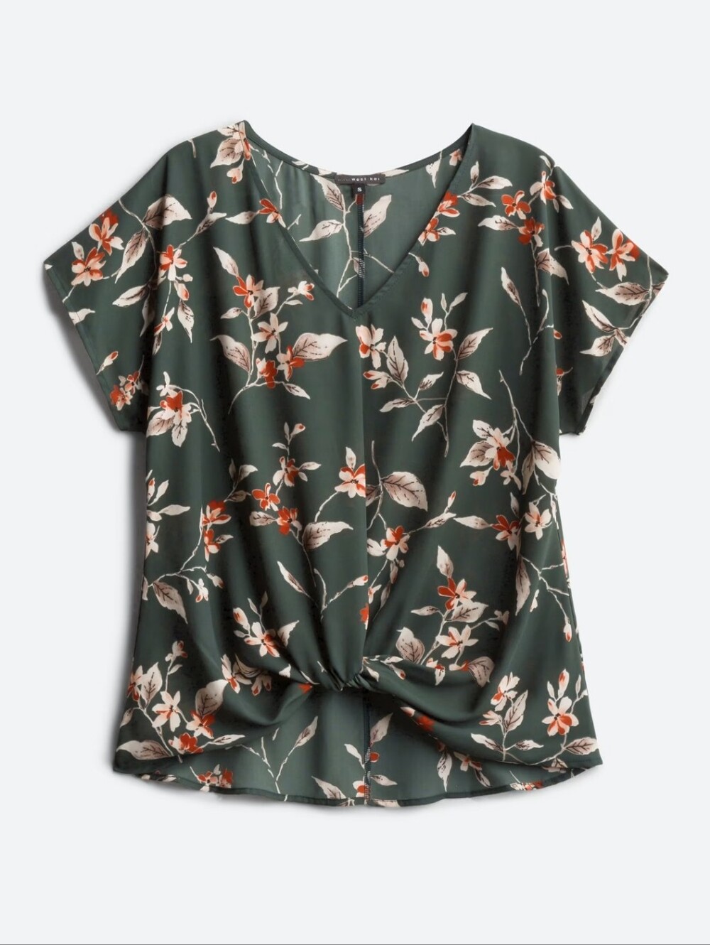 West Kei Allura Knot Detail Blouse (Size Small)